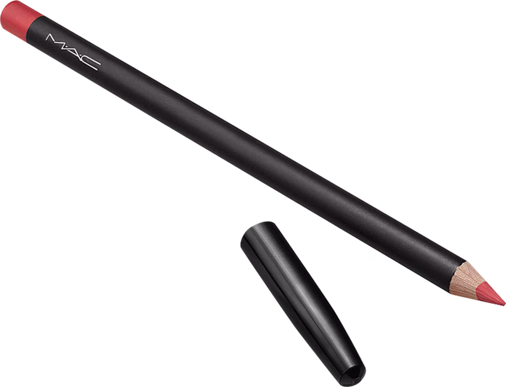 a imagem mostra o lápis de boca deitado numa superfície branca.