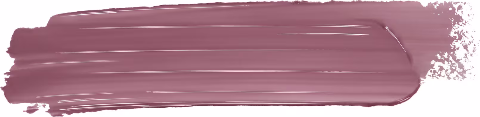 Amostra do batom, onde é possível ver a cor luminosa e textura cremosa.