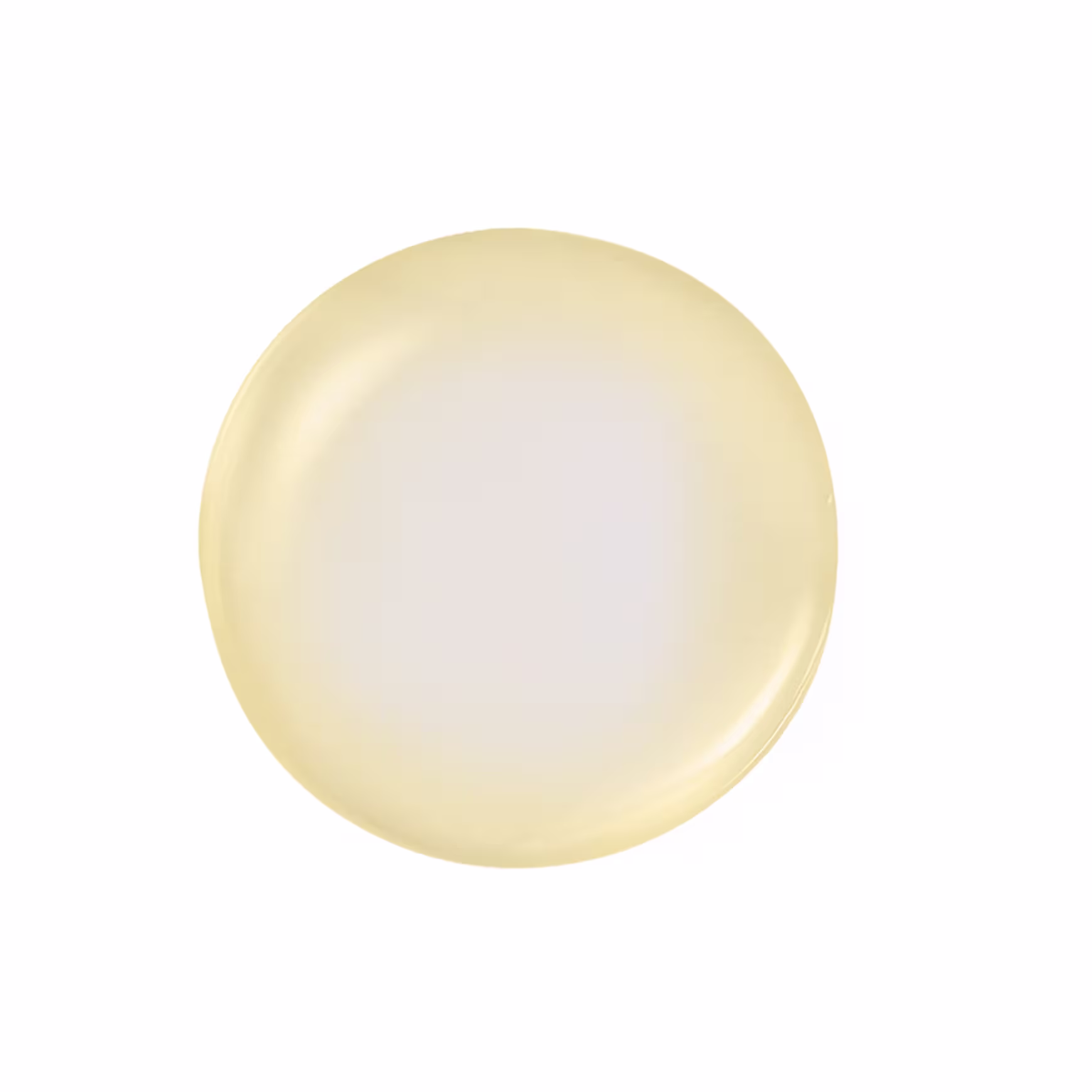 Imagem com amostra do produto, agora com as bordas do líquido levemente amareladas.