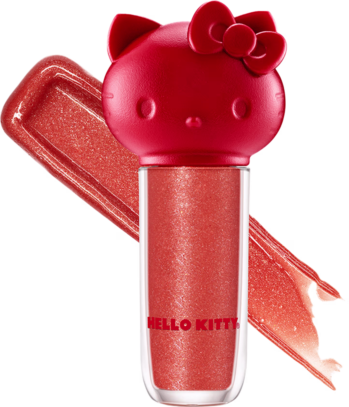 Imagem da embalagem com um risco ao fundo, representando uma "pincelada" do produto.