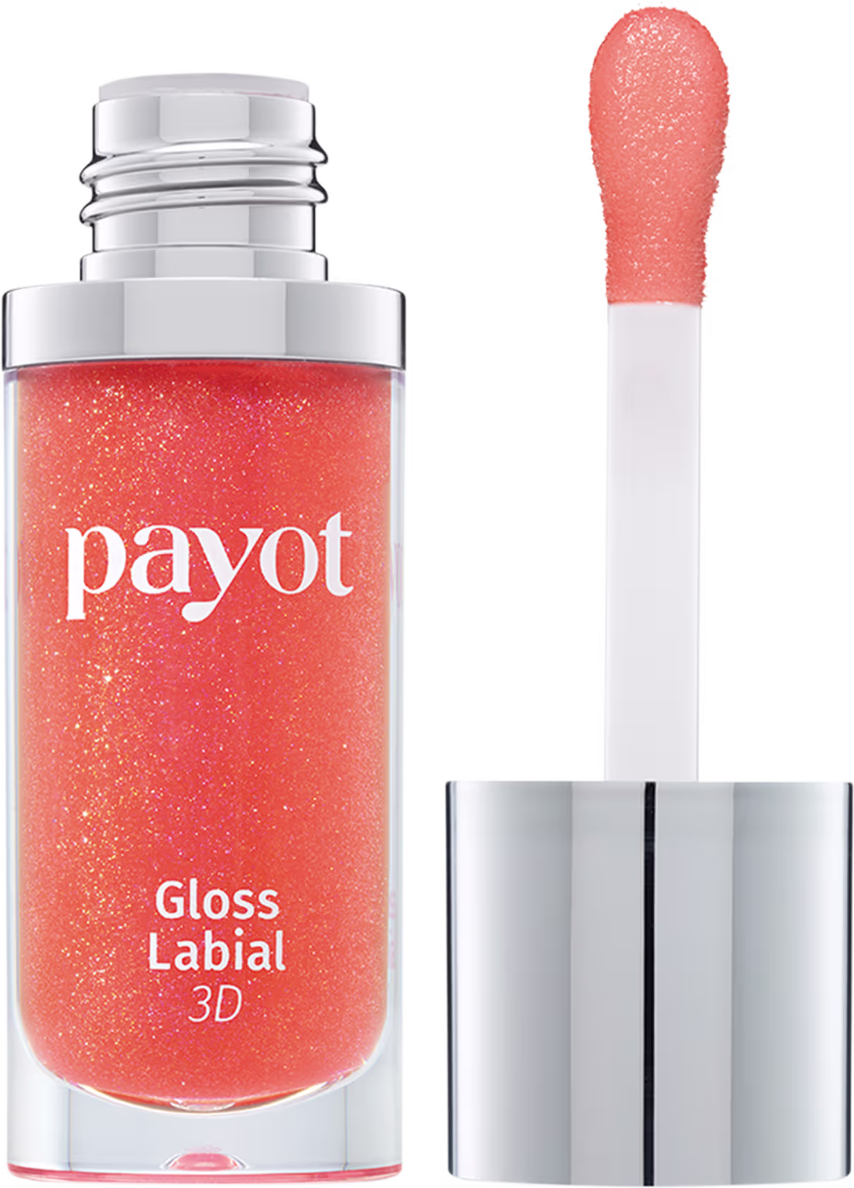 Gloss labial Payot 3D Coral 10 aberto.