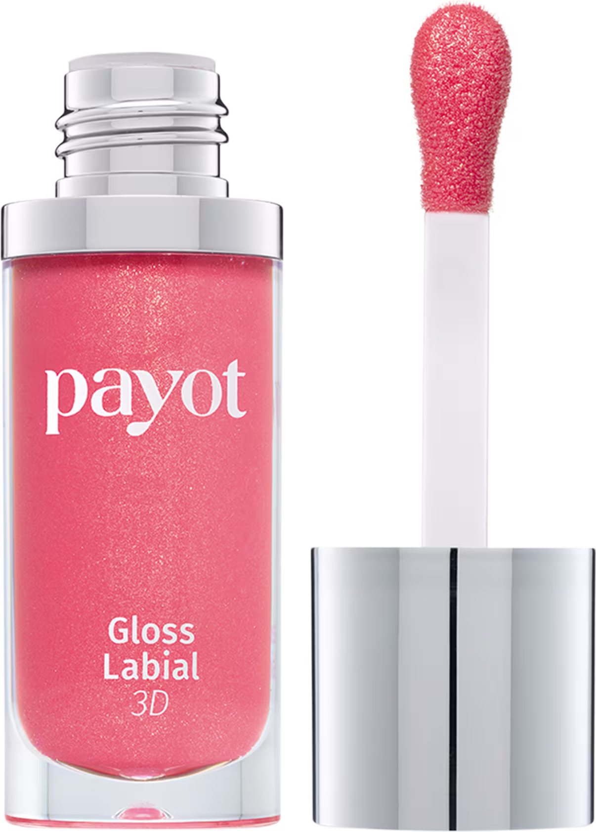 Gloss labial Payot 3D Goiaba 30 aberto.