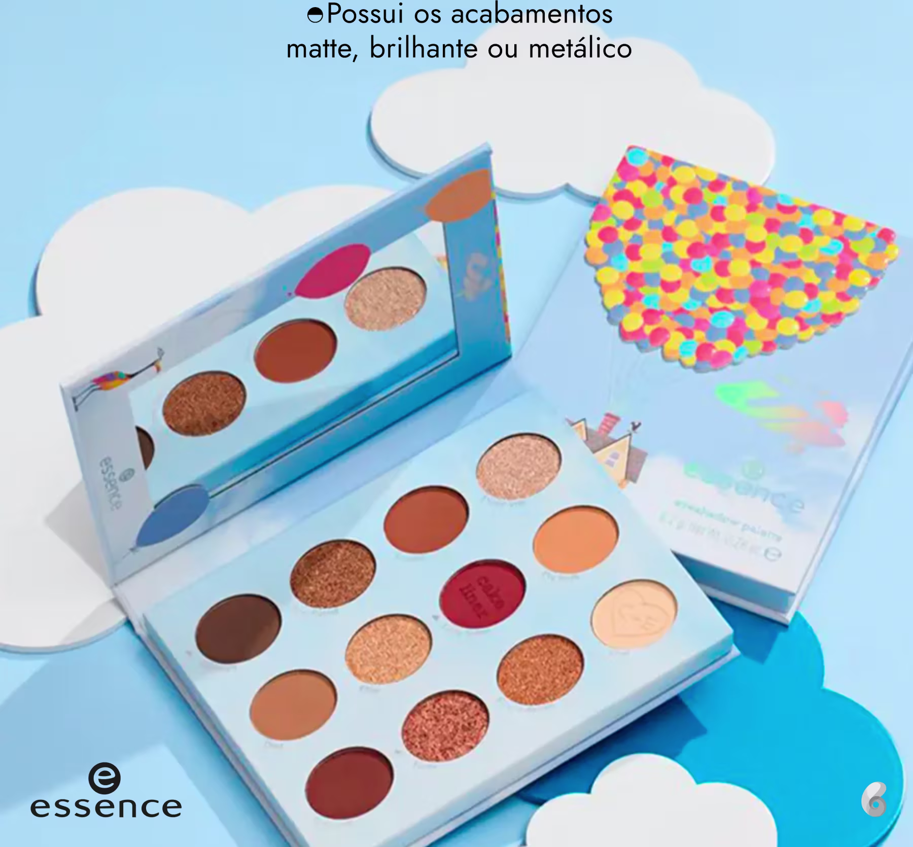 Paleta de Sombras Essence Disney Pixar Up 01 Adventure's Ahead 8,2g.