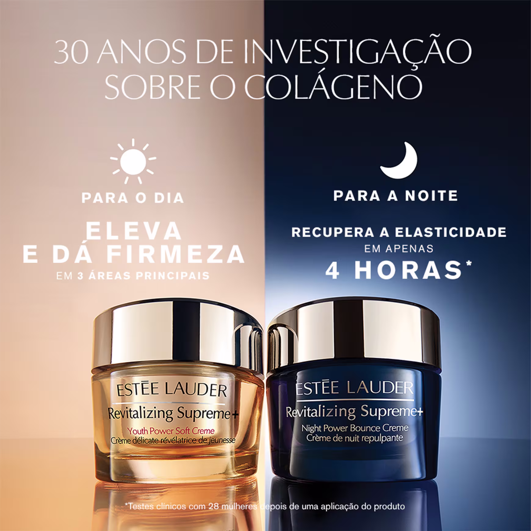 Creme Hidratante Facial Estée Lauder Revitalizing Supreme+ Night Power Bounce.