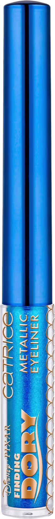 Delineador Líquido Catrice Disney Pixar Procurando Dory Metálico 010 Blue Lagoon 1,5ml.