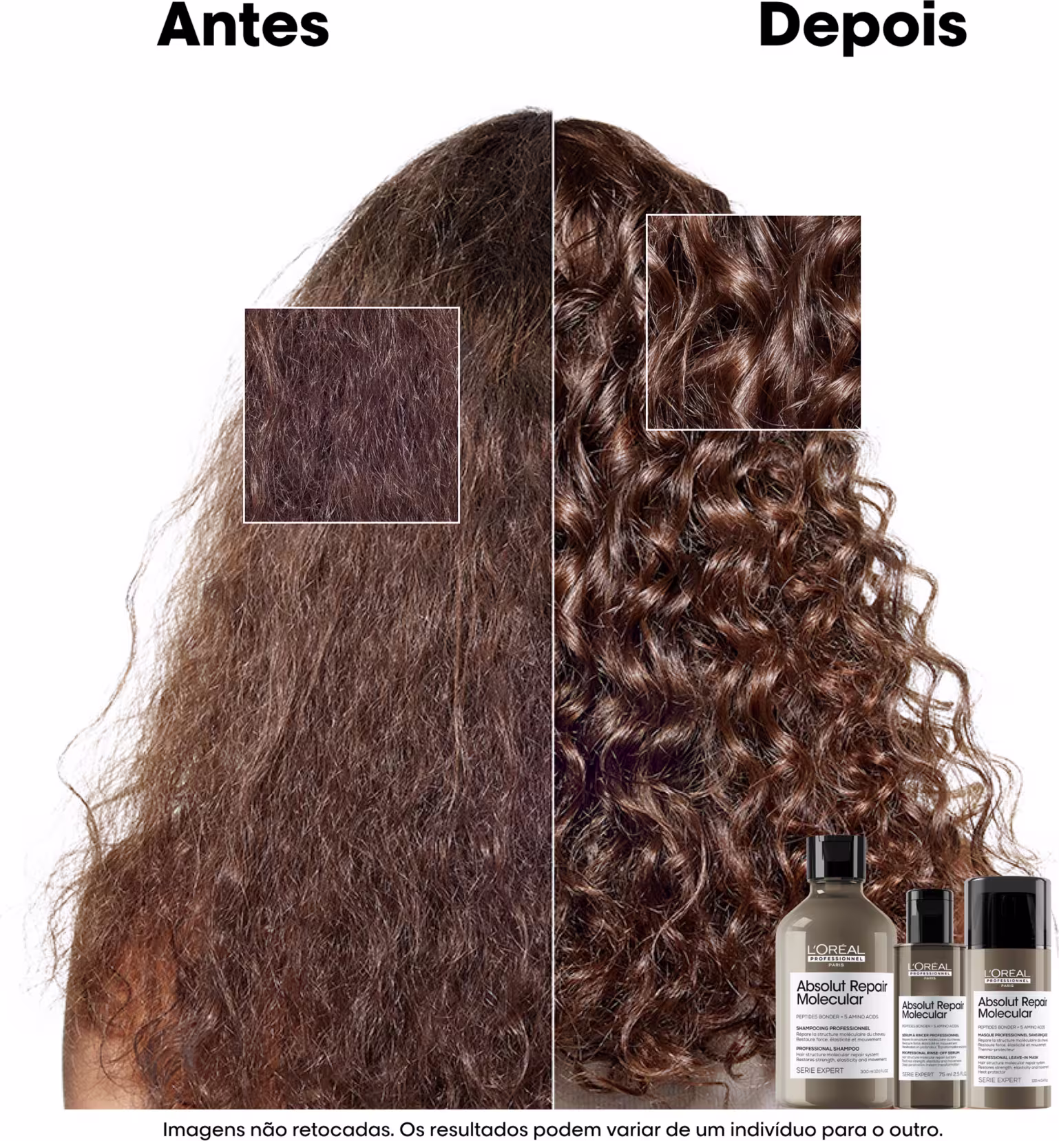 Sérum Capilar L'Oréal Professionnel Absolut Repair Molecular, 75ml.