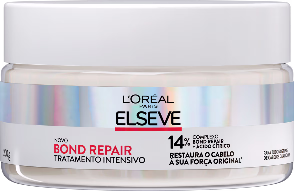 Máscara Capilar Elseve L'Oréal Paris Bond Repair Tratamento Intensivo, 200g.