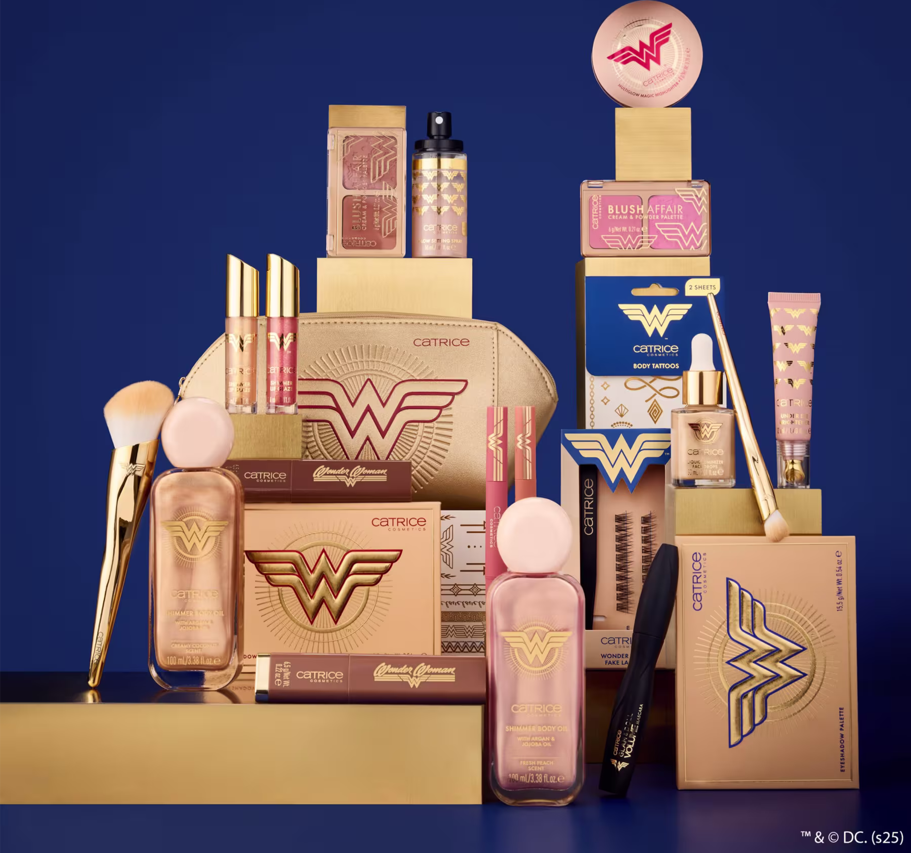 Gloss Labial Catrice Mulher Maravilha 010 Believe In Wonder, 3,4ml.