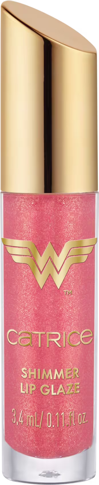 Gloss Labial Catrice Mulher Maravilha 020 Brave And Powerful, 3,4ml.