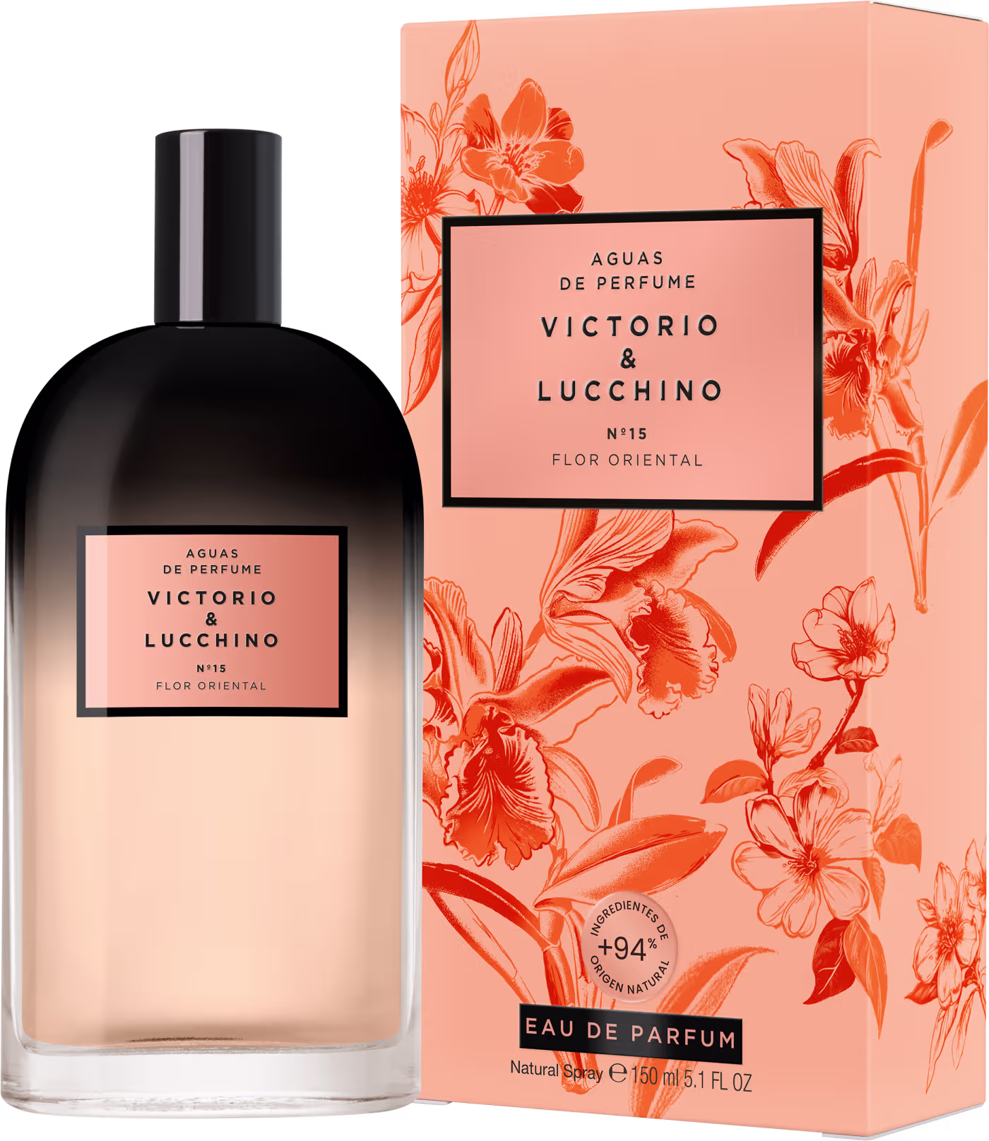 Perfume Importado Feminino Águas de Parfum Nº15 Flor Oriental Victorio & Lucchino EDP, 150ml.