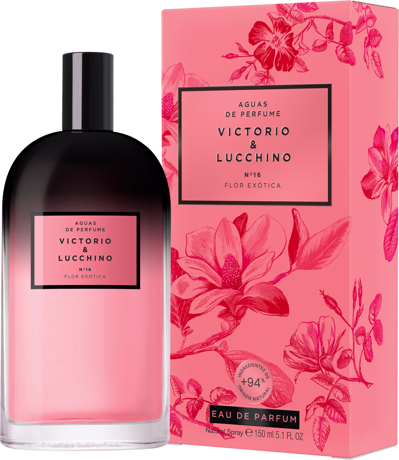 Perfume Feminino Águas de Parfum Nº16 Flor Exótica Victorio & Lucchino EDP, 150ml.