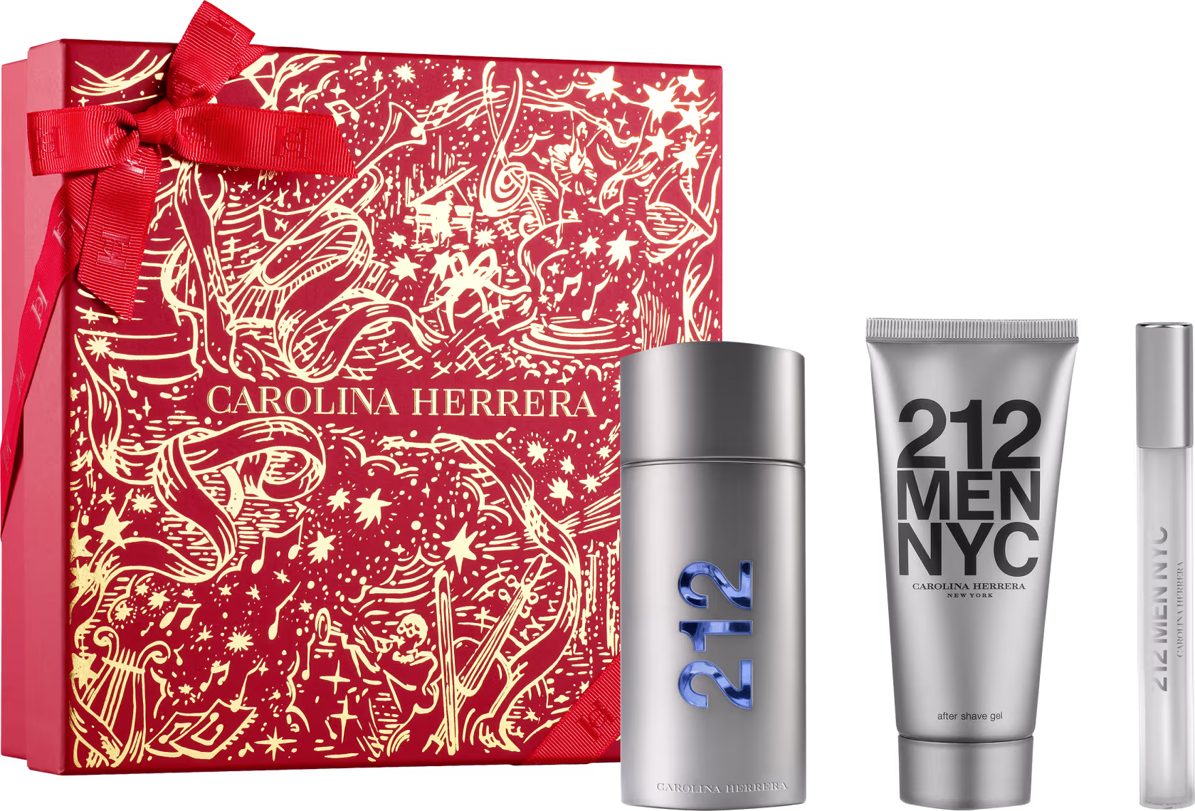 Conjunto 212 Men NYC Carolina Herrera Masculino com 3 Produtos