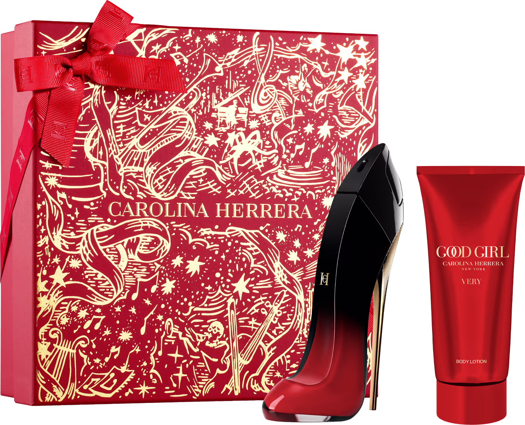 Conjunto Very Good Girl Elixir Carolina Herrera com Eau de Parfum 80ml + Loção Corporal 100ml