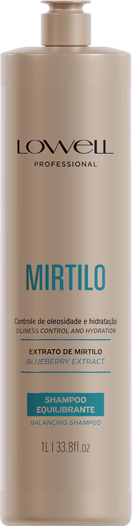 Shampoo Mirtilo, da marca Lowell.