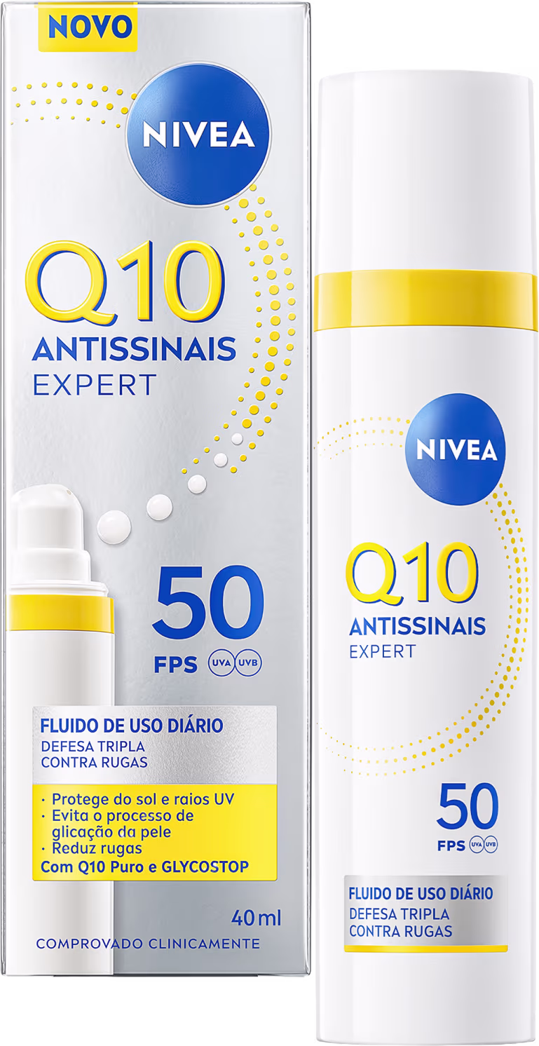 NIVEA Q10 Antissinais Fluido UV Diário FPS 50 40ml
