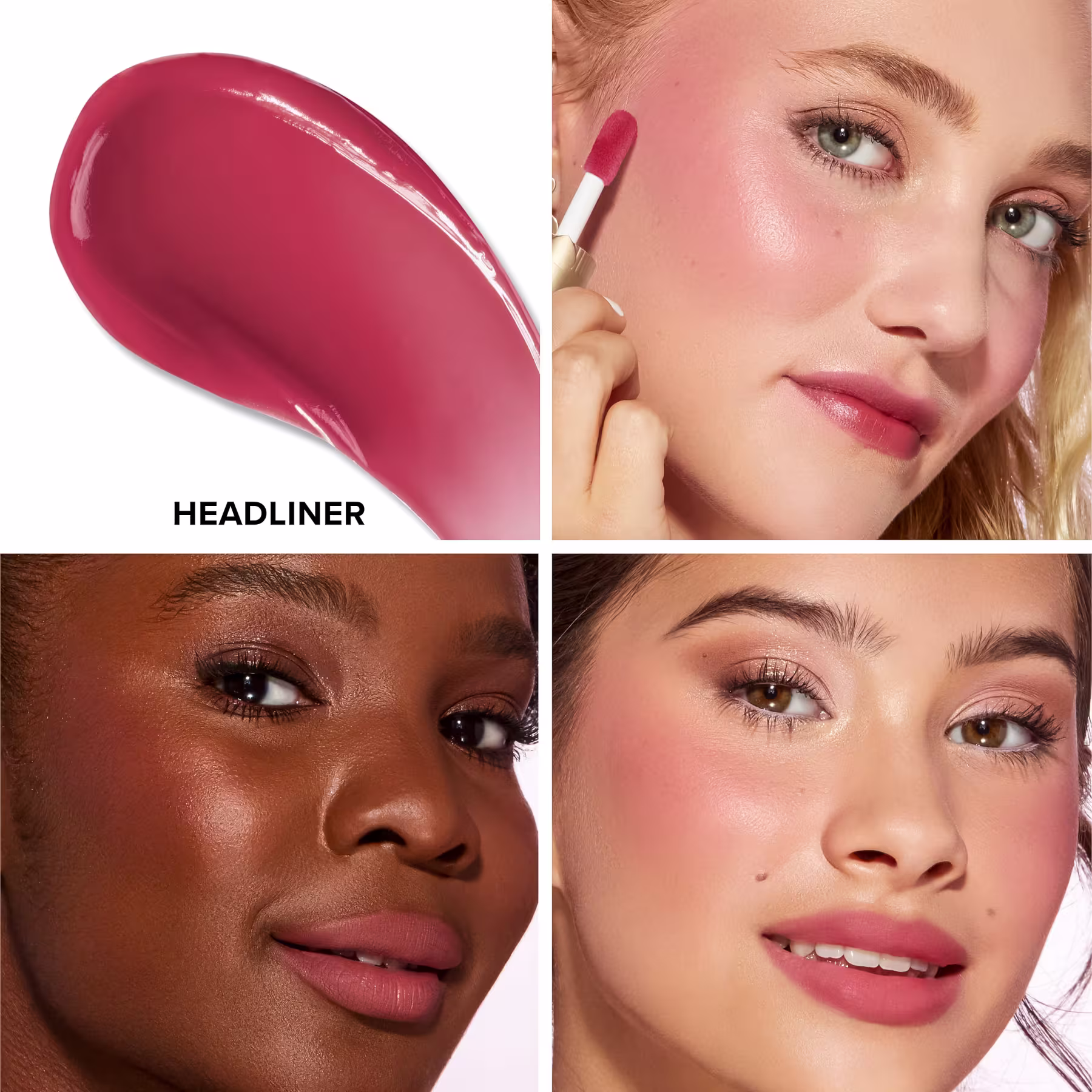 Blush Líquido Too Faced Cloud Crush Whipped Lip & Cheek Headliner, 4ml.