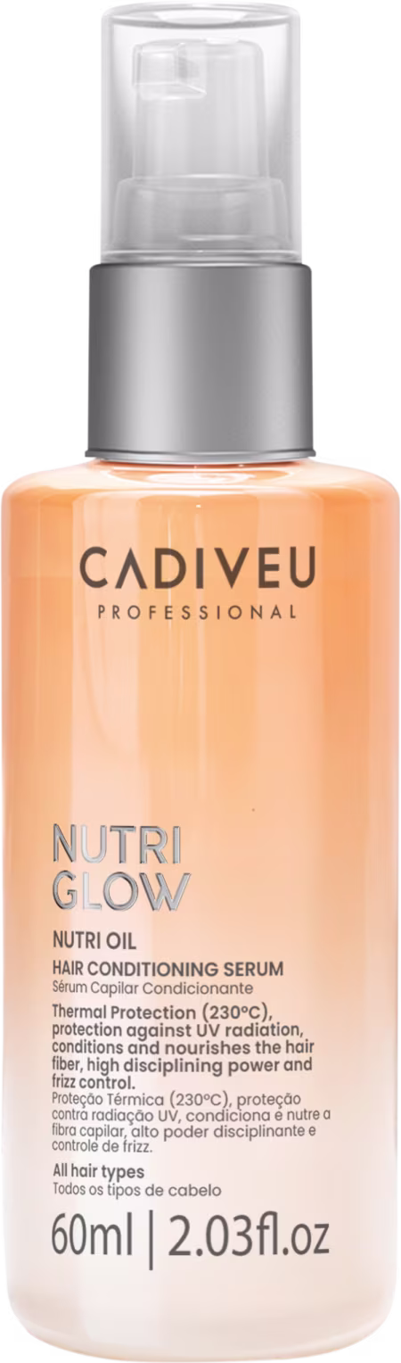 Óleo Capilar Condicionante Cadiveu Professional Nutri Glow, 60ml.