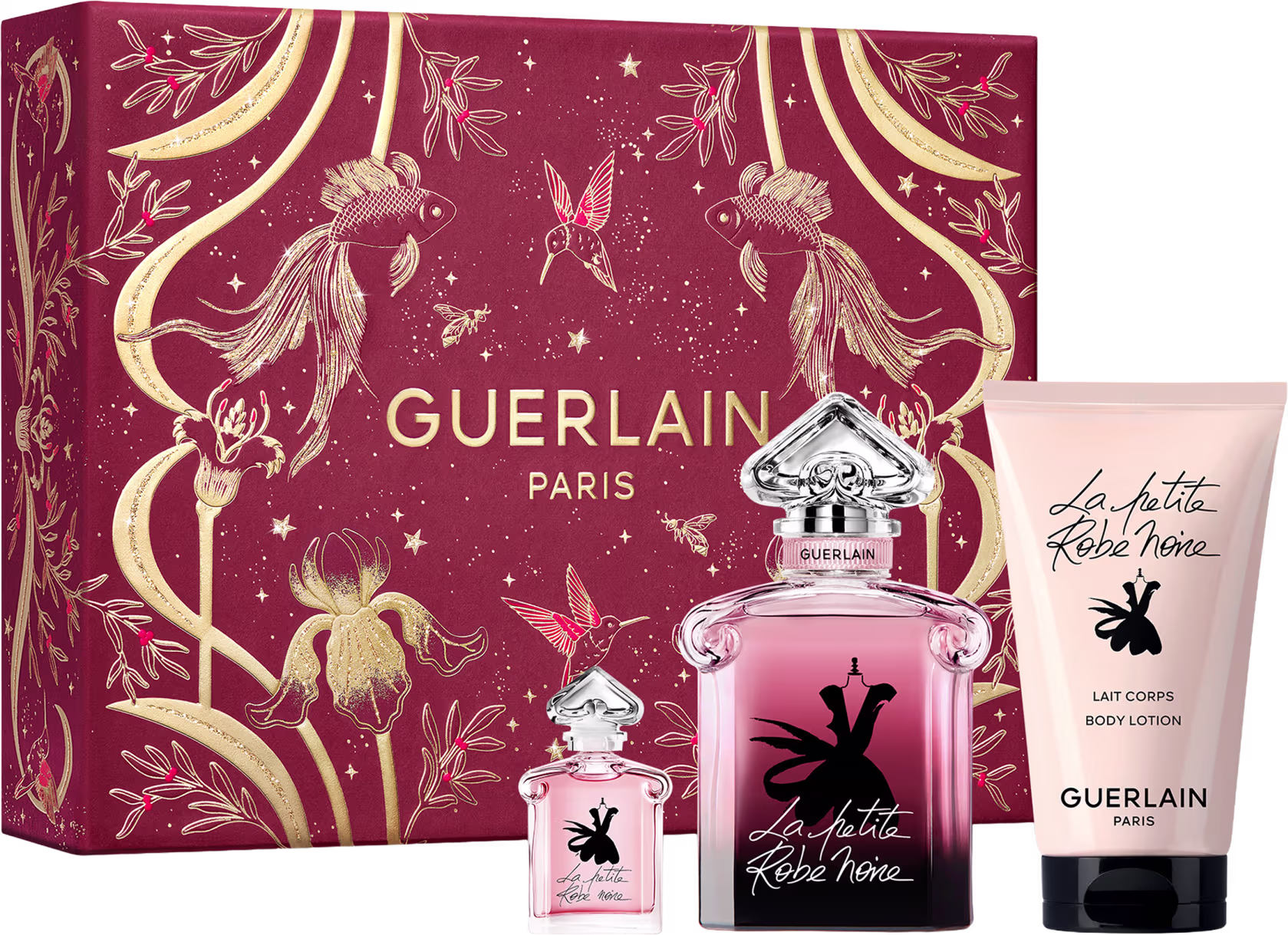 Conjunto La Petite Robe Noire Intense Guerlain Feminino com Eau de Parfum 50ml + Eau de Parfum 5ml + Loção Corporal 75ml