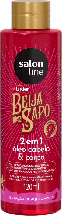 Óleo 2 em 1 Cabelo e Corpo Salon Line e Beija Sapo 120ml