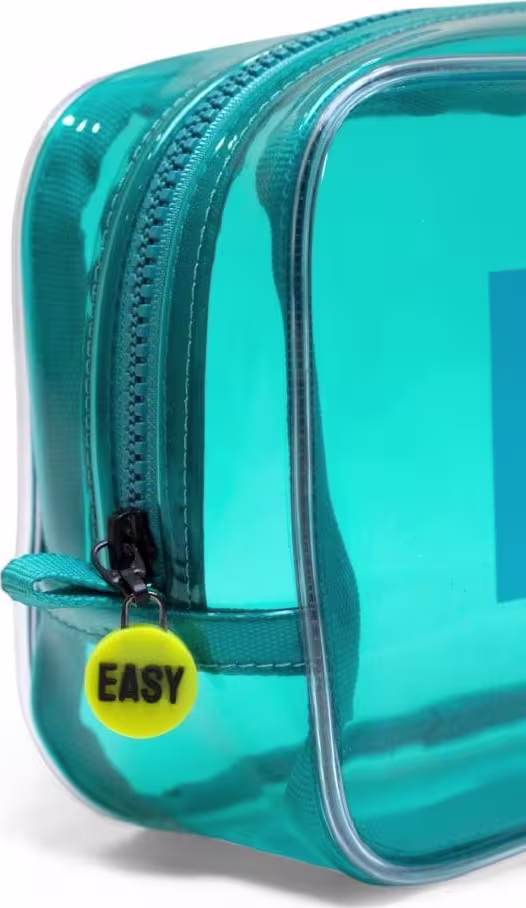 Detalhe do ziper do Necessaire Pocket Easy by Petra