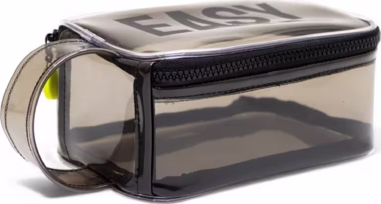 Necessaire Clip Easy by Petra, na cor Grafite