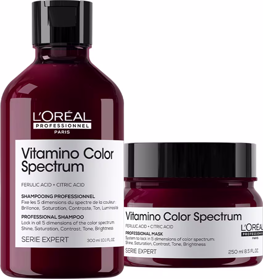 Kit L'Oréal Professionnel Vitamino Color Spectrum Duo Essential, 2 produtos.