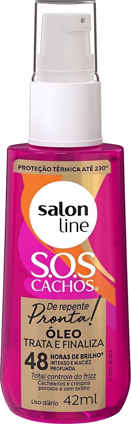 Óleo Reparador Salon Line Sos Cachos De Repente Pronta! 42ml