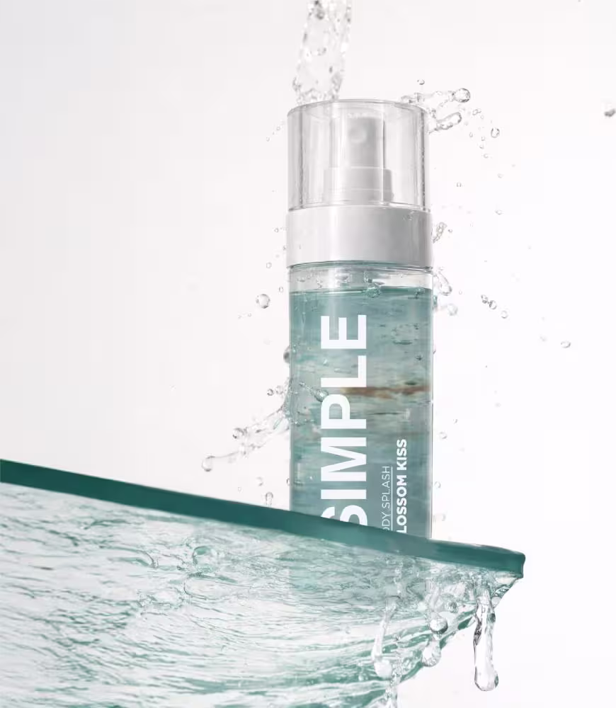 Body Splash Simple Organic Blossom Kiss, 100ml.