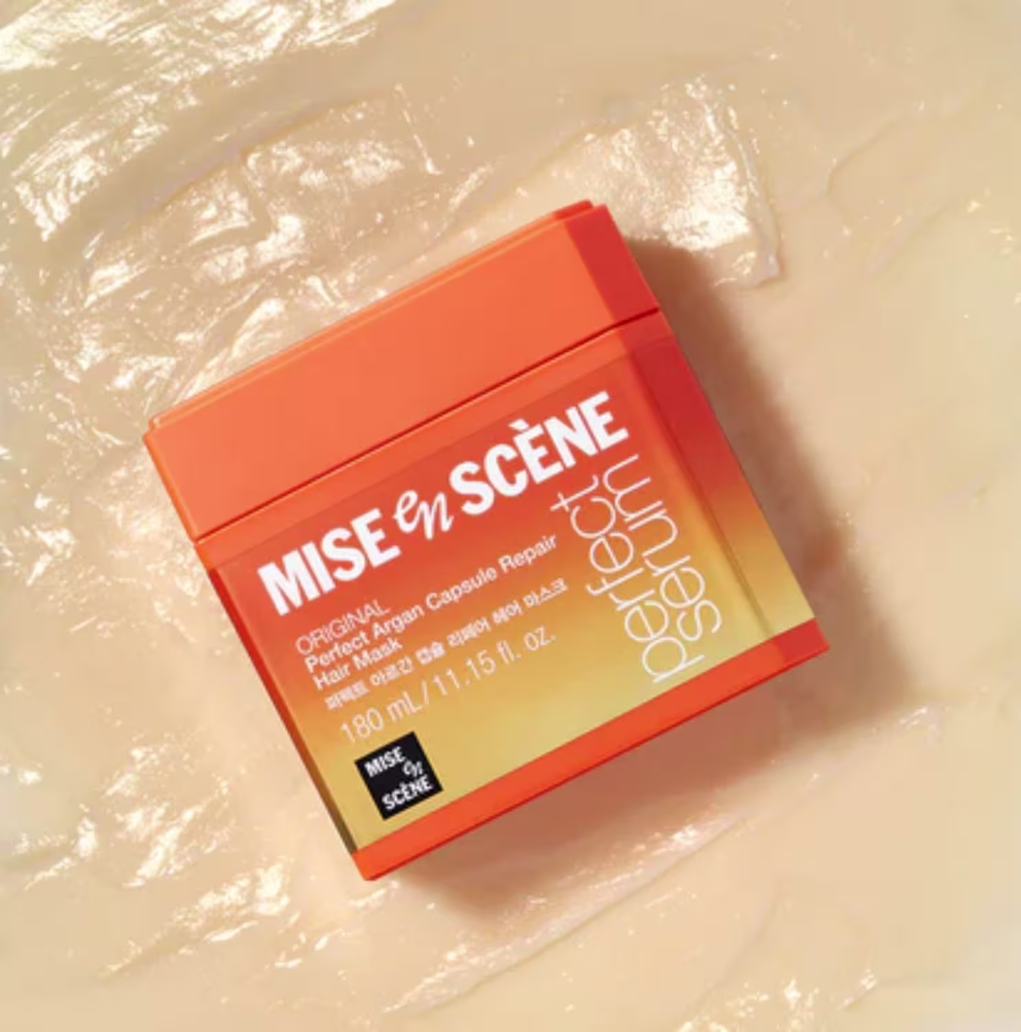 Máscara Capilar Mise en Scène Perfect Serum Argan Capsule Repair, 180g.