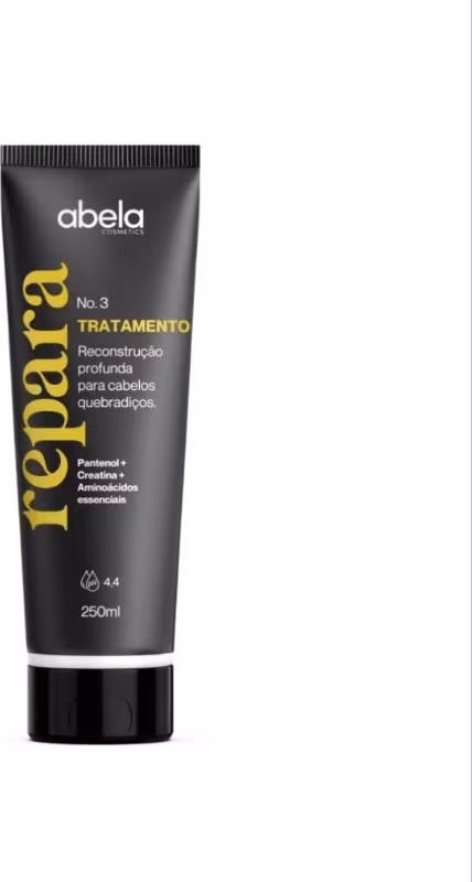 Máscara de Tratamento Capilar Abela Cosmetics Repara Nº3, 250g.