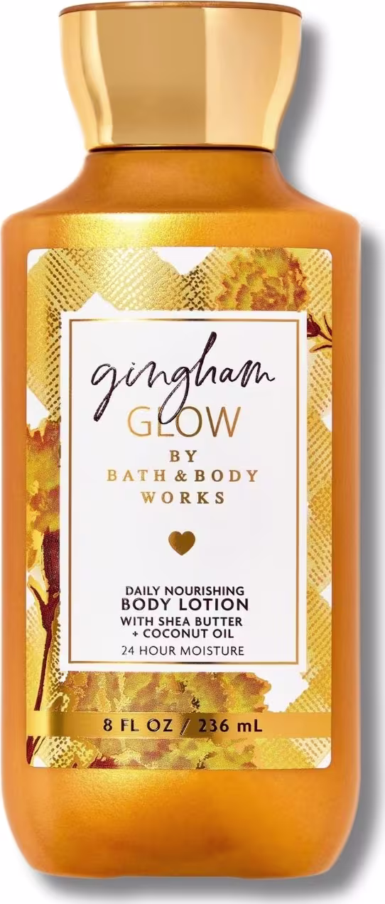 Loção Hidratante Corporal Bath & Body Works Gingham Glow, 236ml.