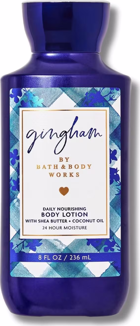 Hidratante corporal Ginghan, da marca Bath & Body Works