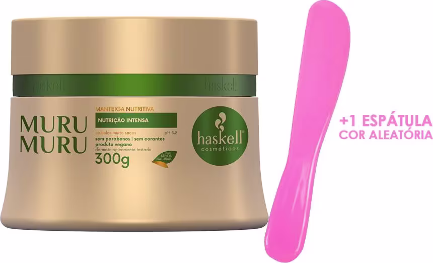 Kit Haskell Murumuru + Espátula, 2 produtos.