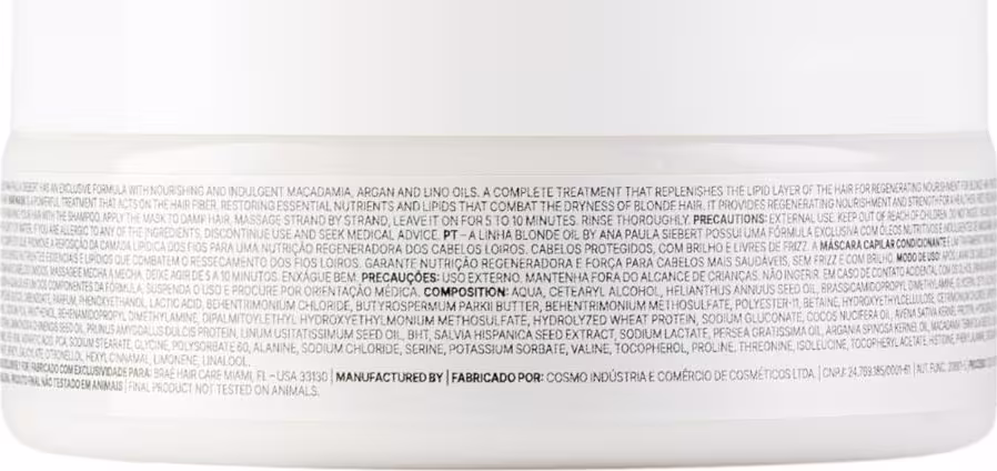 Kit Braé Blonde Oil by Ana Paula Siebert Quarteto Squad, 4 produtos.