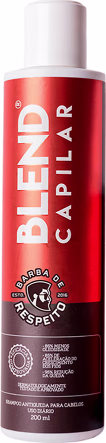 Shampoo Blend Capilar, da marca Barba de Respeito.