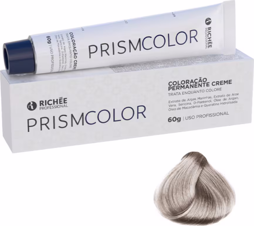 Coloração Richée Professional Prismcolor 12.111 Louro Ultra Claro Cinza Profundo