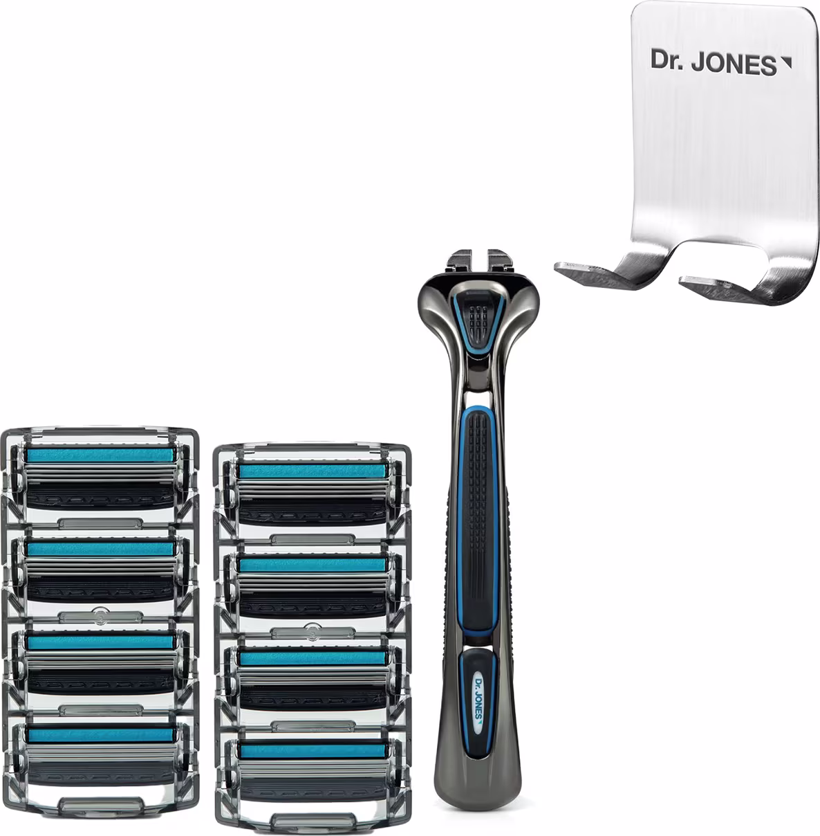 Kit The Razor 4 + Cabo + Suporte, 10 Produtos.