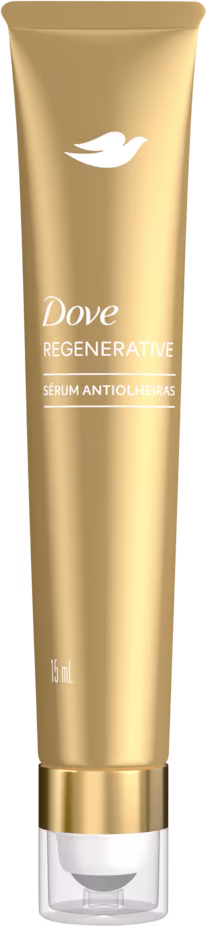 A imagem mostra o Sérum para Área dos Olhos Regenerative da marca Dove.