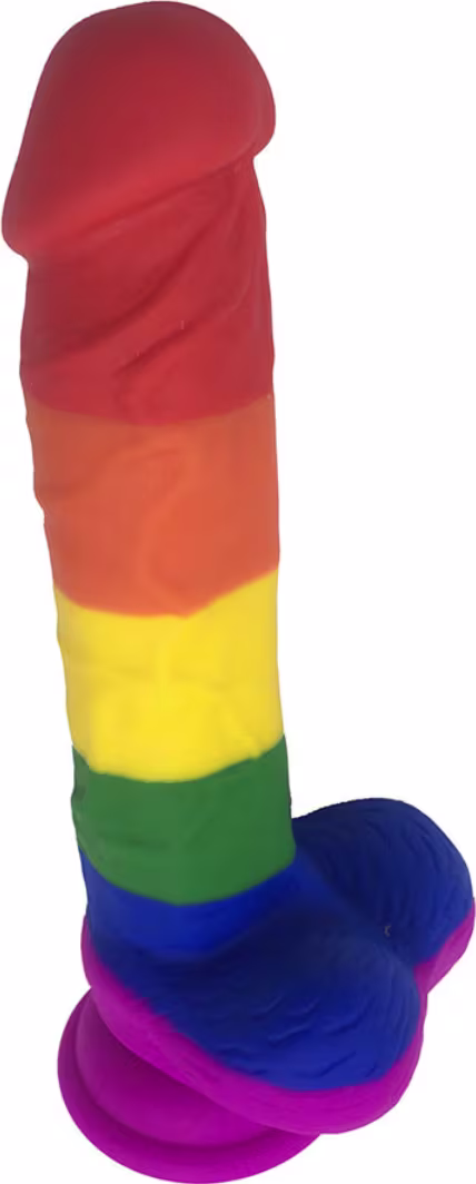Dildo Sexy Import Gode NV Toys Arco-Íris, 330g.
