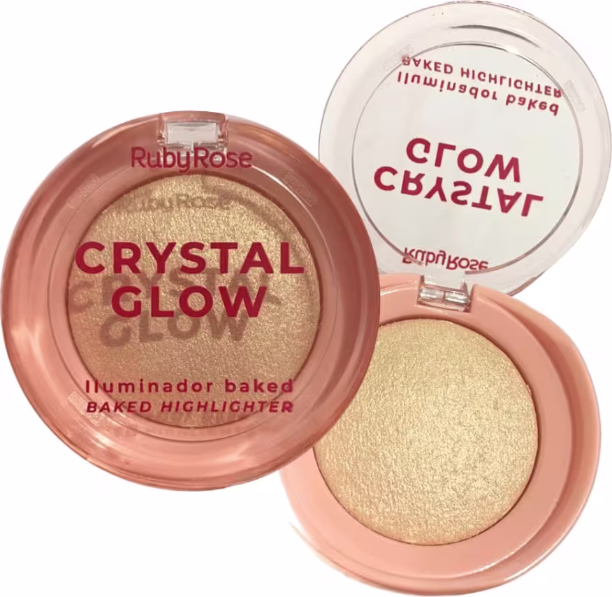 Crystal Glow Iluminador Baked - Ruby Rose - Cherry Red