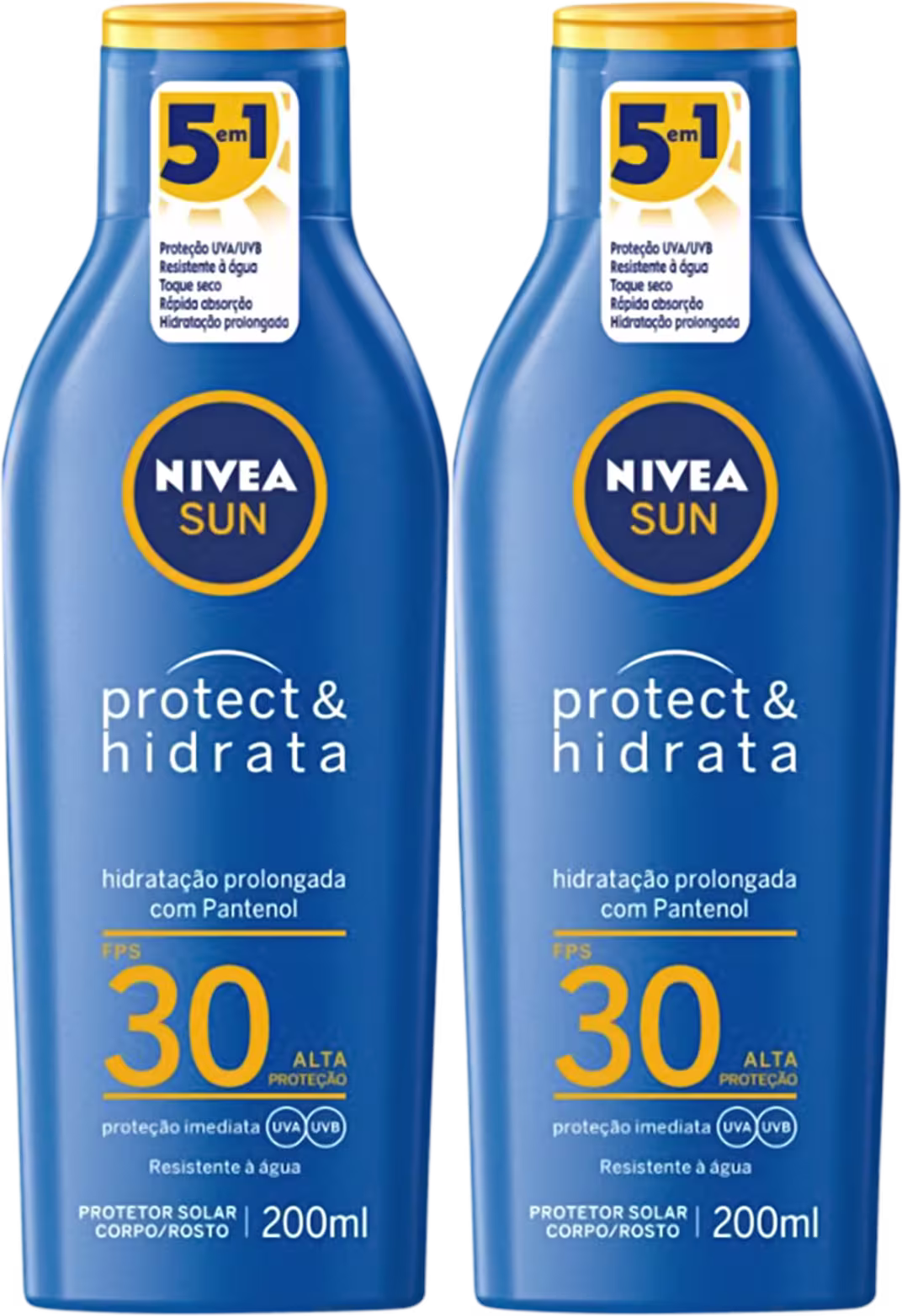 Kit NIVEA Sun com 2 Unidades de Protetores Solares Protect & Hidrata FPS30