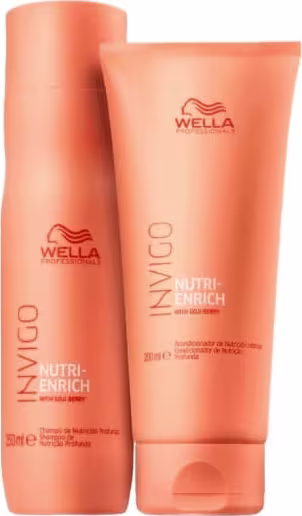 Kit Wella Professionals Nutri Enrich Shampoo 250ml + Condicionador 200ml
