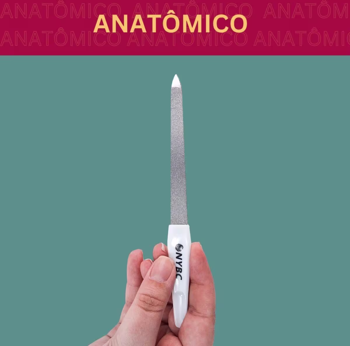 Kit NYBC Beauty Lixa para Unhas Pequena Sexteto, 6 unidades.