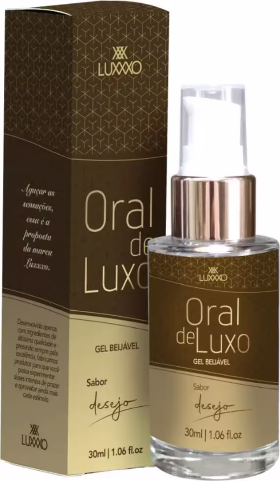 Gel Térmico Beijável Oral de Luxo Marula, da marca Luxxxo.