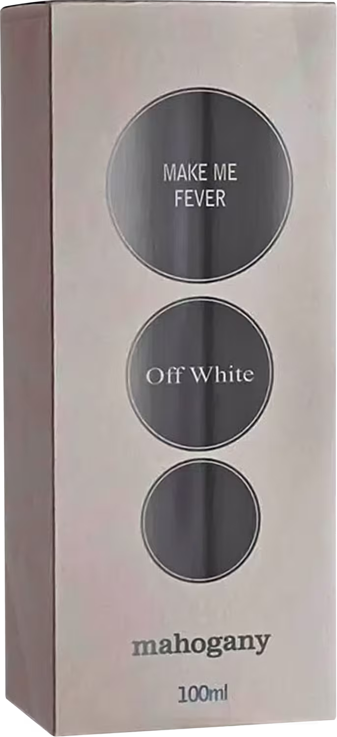 Desodorante Colônia Feminino Make Me Fever Off White Mahogany, 100ml.