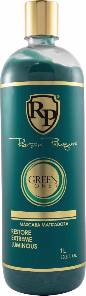 Máscara Capilar Matizadora Robson Peluquero Green Toner, 1L.