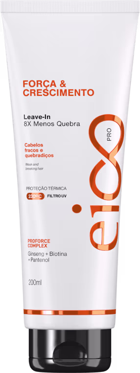 Leave-in Eico Pro Força & Crescimento, 200ml.