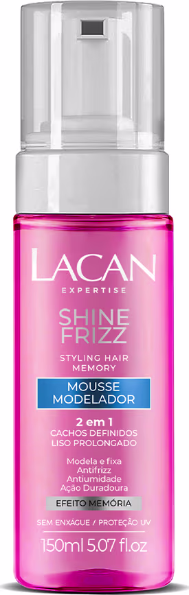 Mousse Modelador Lacan Shine Frizz 150ml