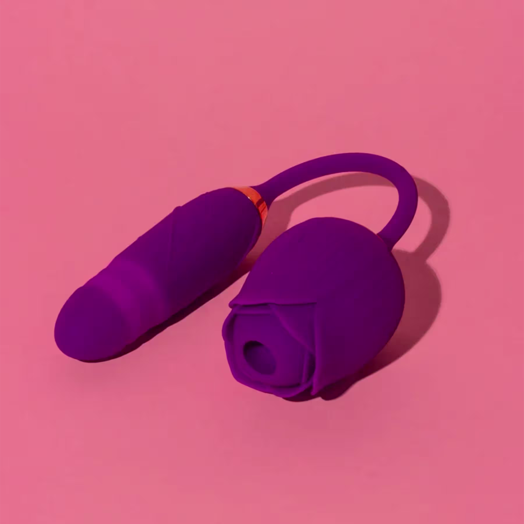 Sugador e Vai e Vem Shine Roxo de Désir Atelier.