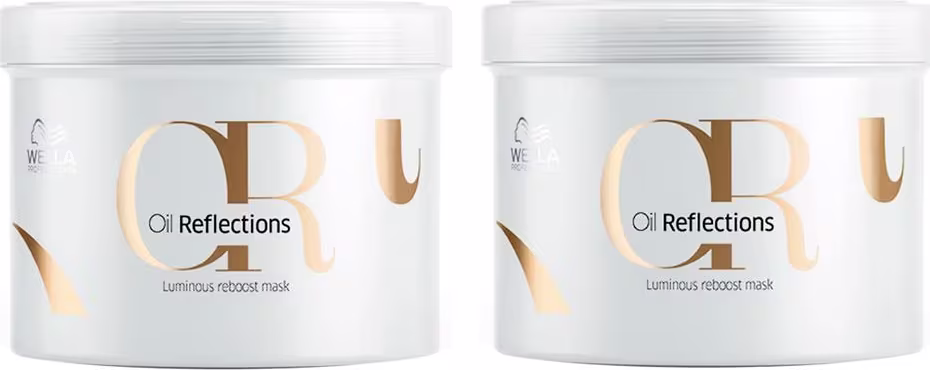 Duas unidades de máscara capilar Oil Reflections Wella Professionals;